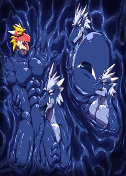 黒ニ染マル赤竜③